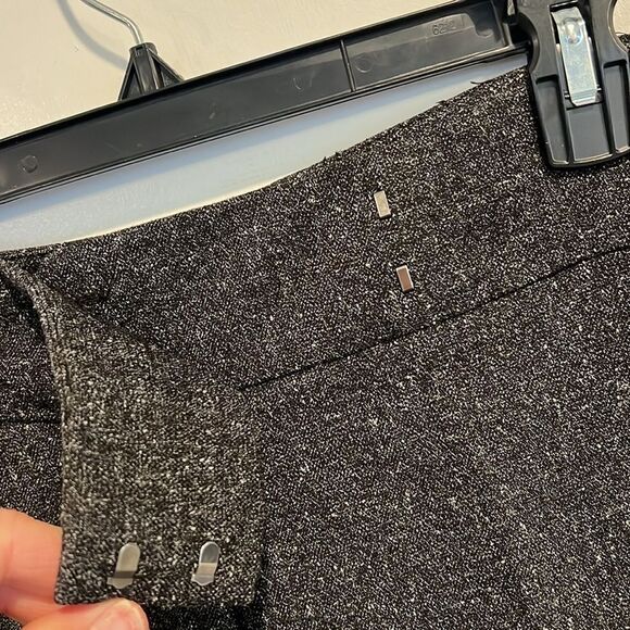 Dana Buchaman Women’s 12 Charcoal Gray Tweed professional work slacks pants - Picture 10 of 12